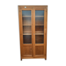 Glazed school wardrobe/bookcase - Vintage