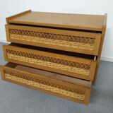 Rattan dresser from the 50/60
