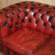 Vintage leather Chesterfield sofa