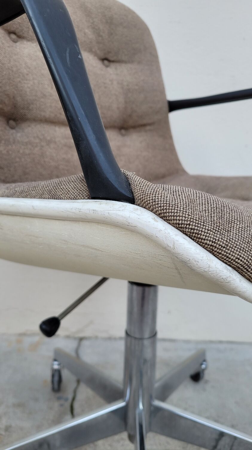 Strafor 451 Randall Buck Steelcase Armchair -1970s