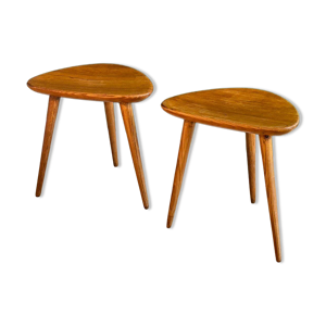 2 tabourets pierre Cruège