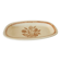 Large Oval Antique Ceramic / Stoneware Dish with Floral and Thistle Decoration