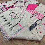 Handmade wool Berber rug 266 X 242 CM