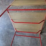 Giandomenico Belotti (1922-2004) - Set of 4 stackable chairs - Spaghetti model, Fly Lin edition
