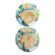2 barbotine plates