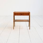 1950s Scandinavian teak bedside table