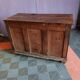 Two-door sideboard, walnut sideboard, antique sideboard.