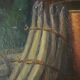 Tableau HST "Still Life with Asparagus and Cauldron" 19th century signed