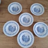 Set of 6 soup plates