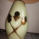 Lamp signed Louis Drimmer in earthenware