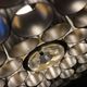 Suspension lamp aluminium Foscarini style vintage space age vintage 1980
