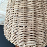 Lampe boule en bois