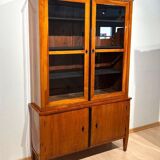 Biedermeier Top Showcase or Vitrine in Cherry Wood, South Germany, 1830