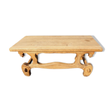 Medieval solid oak coffee table