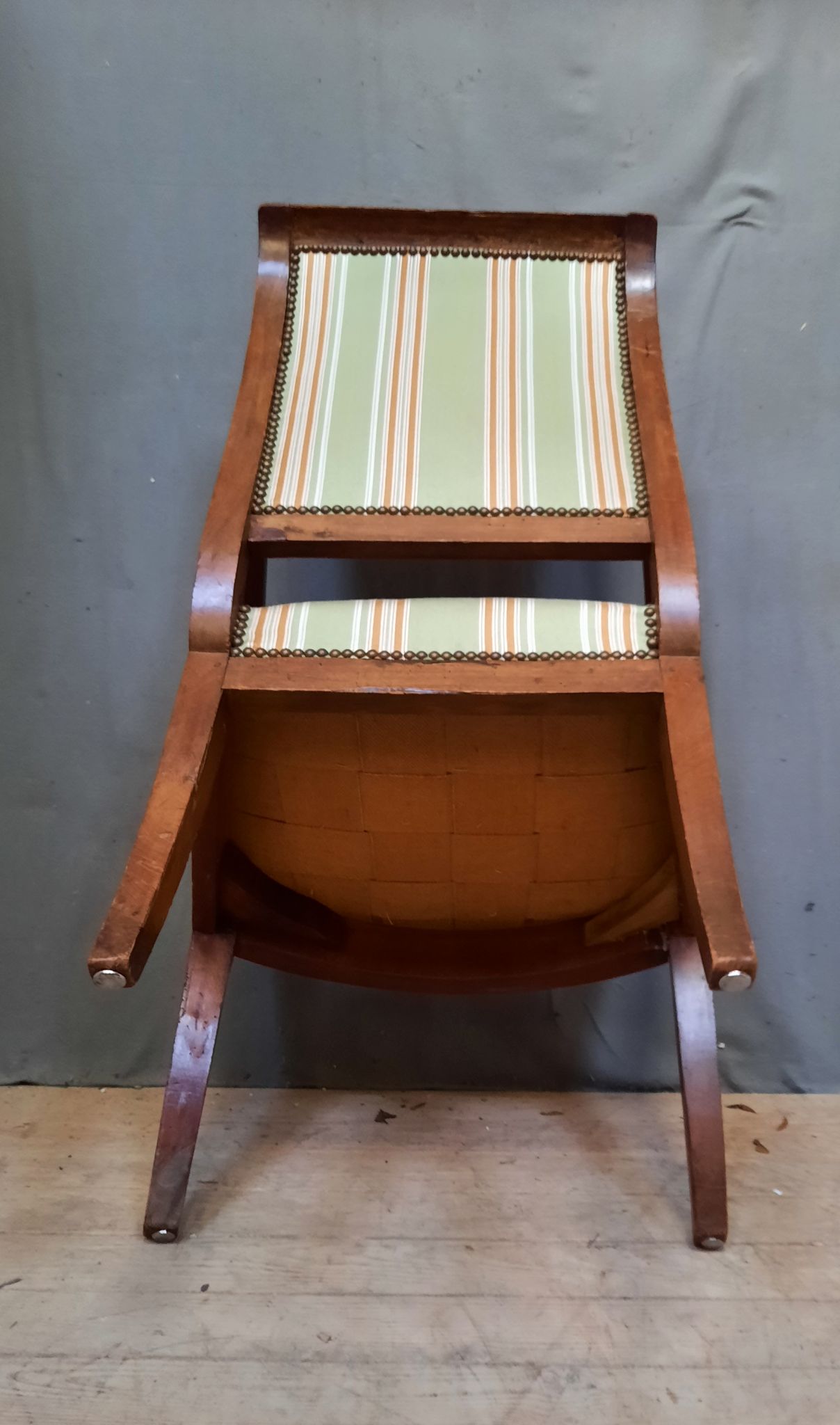 Nineteenth-century officer's chair
