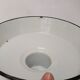 Old Industrial Enameled Sheet Metal Lampshade Bottle Green Pendant Chandelier