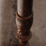 Table de toilette ancienne en bois et marbre