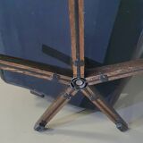 Beautiful vintage design Leolux swivel armchair, made in brown / dark brown / black leather and wooden frame