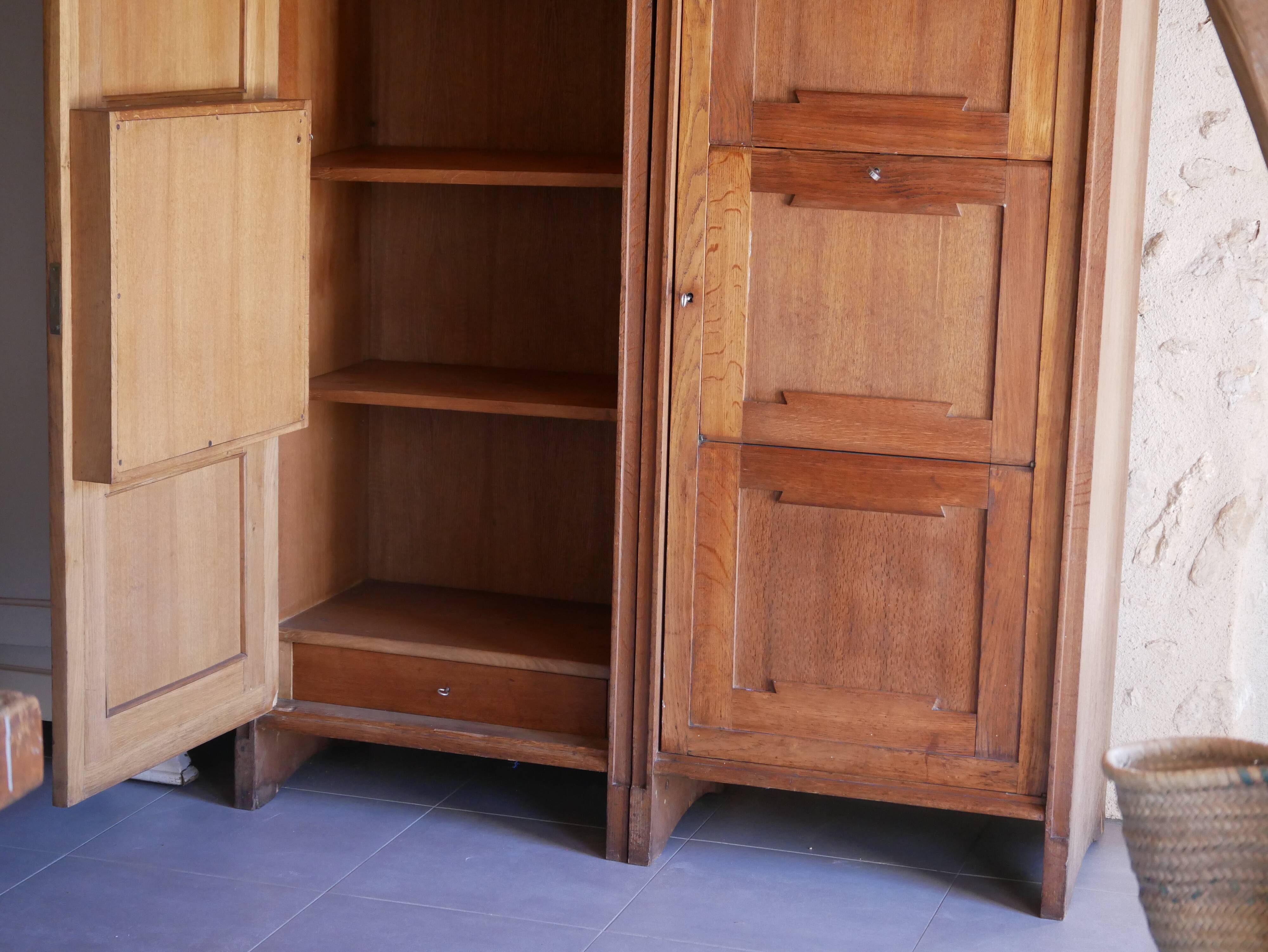 Pair of twin secretary cabinets