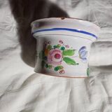 Old Quimper earthenware pot