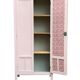 Parisian Art Deco wardrobe in pink, 1930.