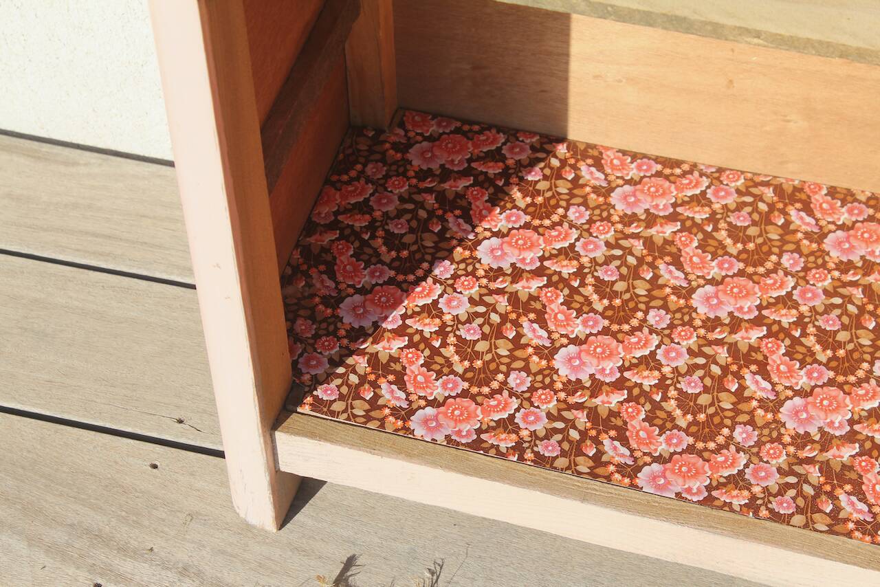 Small powder pink Parisian wardrobe