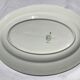 Dish oval Badonviller model Strasbourg cream decoration roses