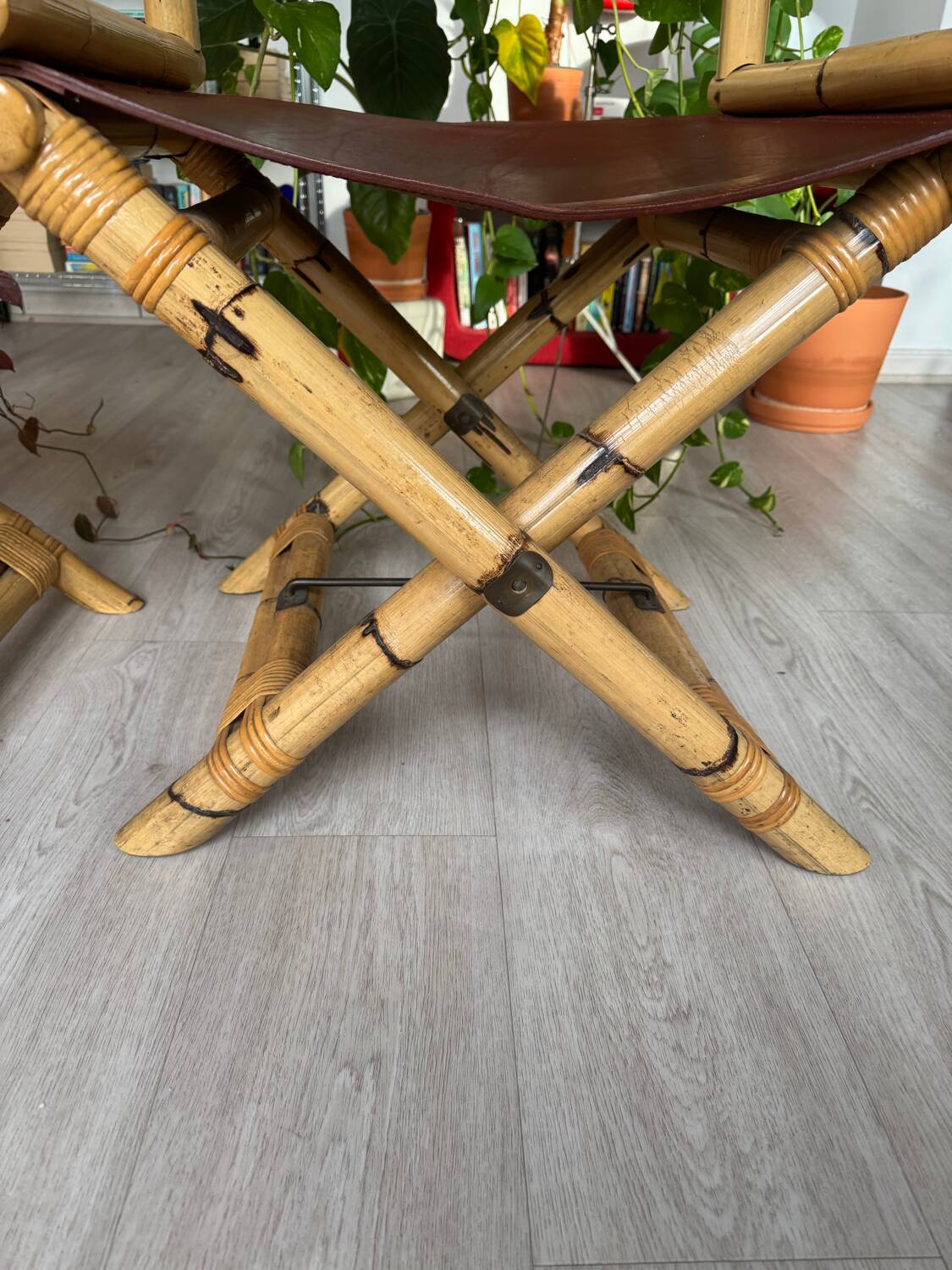 2 Lyda Levi McGuire Director’s Chairs - Leather