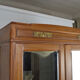 Art Nouveau wardrobe by Mathieu Gallerey in mahogany, model with Clematis, circa 1920