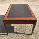 Double art deco mahogany desk