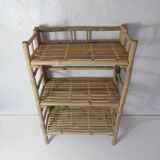 foldable rattan shelf