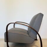Fully restored Vintage Armchair by Jindrich Halabala model H-70 from Czechoslovakia 1950’s