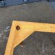 Table basse bois doré plateau marbre ancien table d'appoint