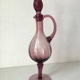 Aiguière en verre Murano