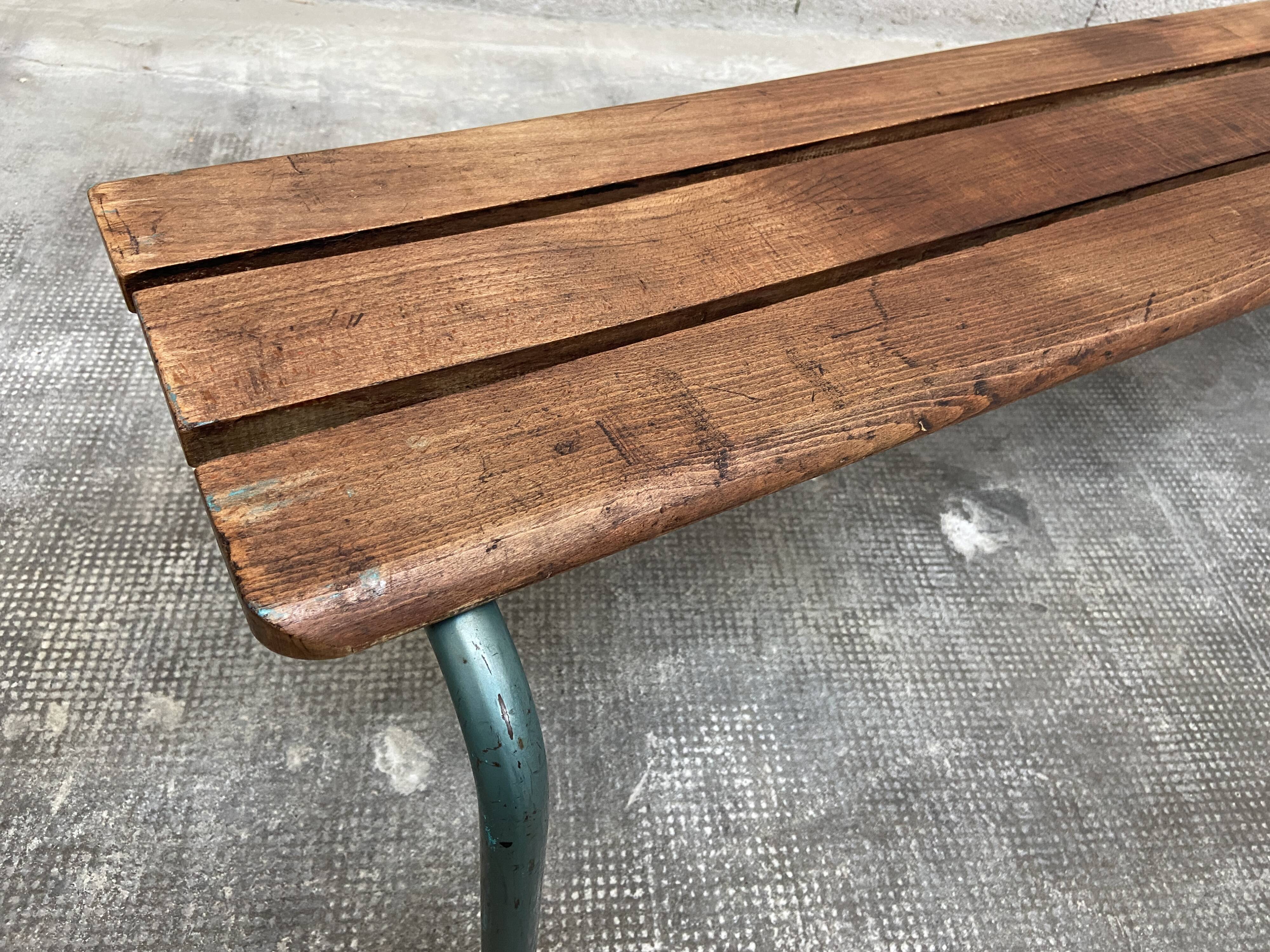 Vintage mullca school bench 60s