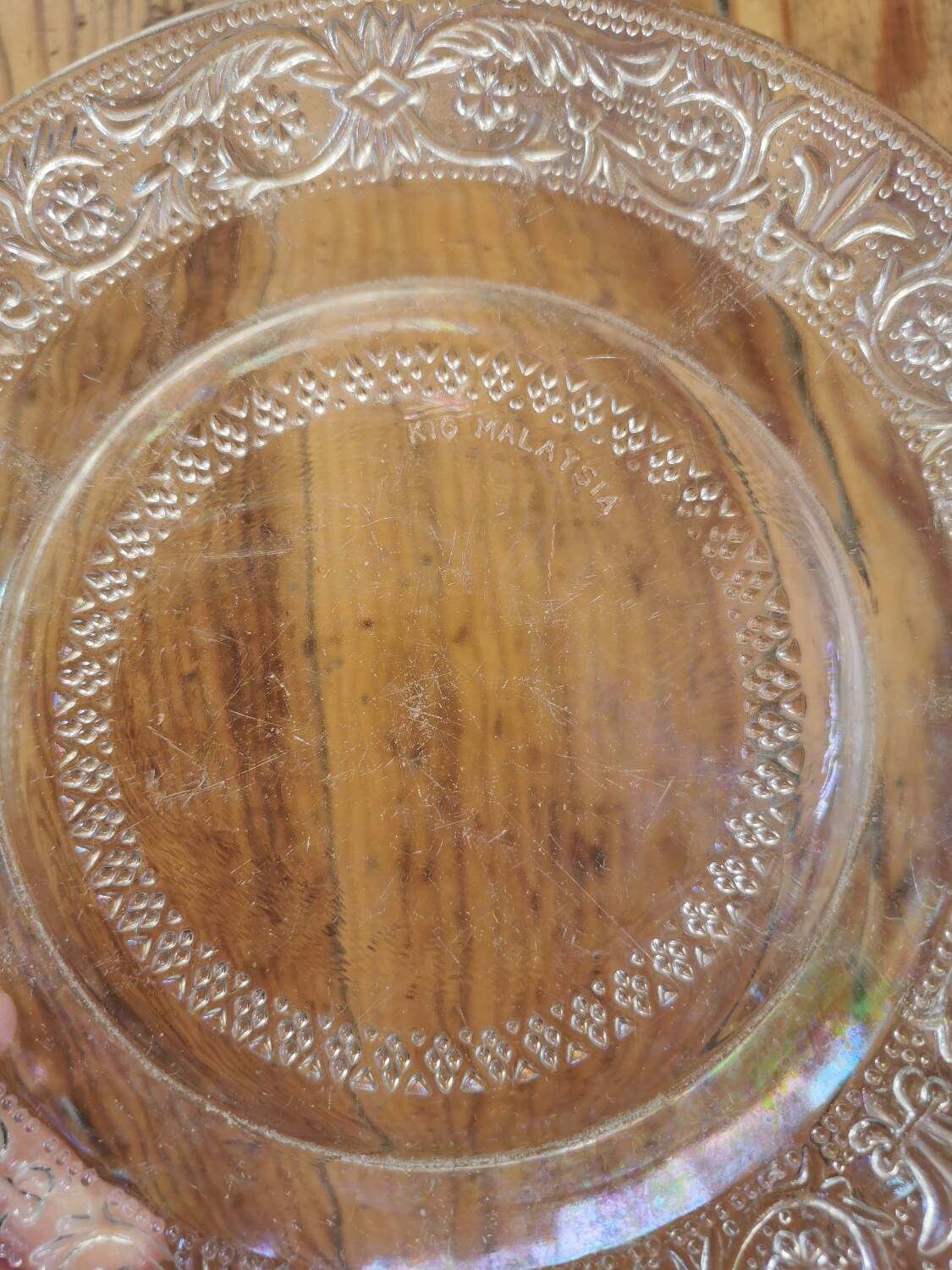 Vintage Mismatched Glass Dessert Plates