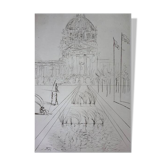 Salvador Dali : City Hall - Gravure originale signée