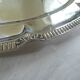 Large oval silver-plated metal platter by Wiskemann (Belgium - Brussels)