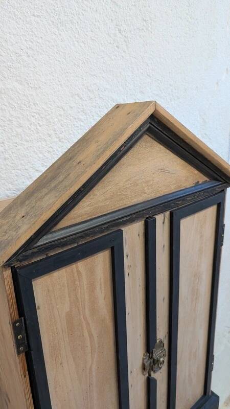 Small antique wardrobe from the 1930s-1940s.