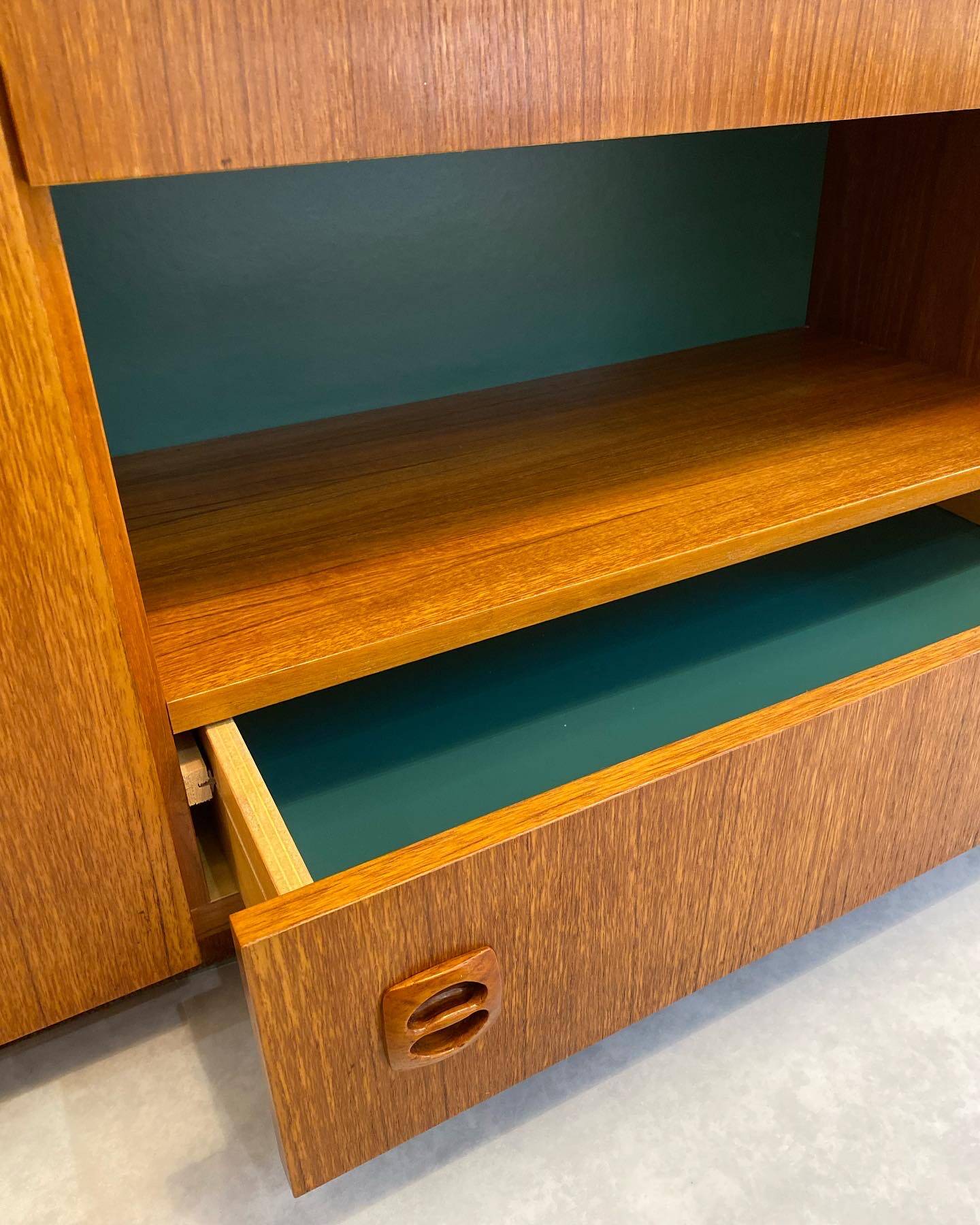 Vintage teak storage unit 1960s