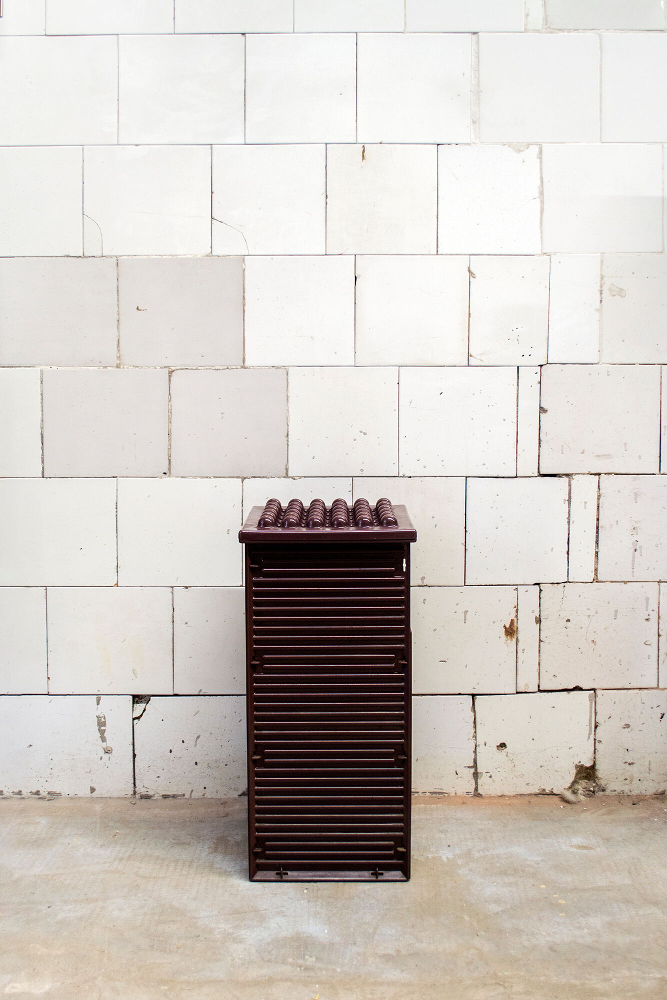 Wastepaper with plastic ashtray by Ettore Sottsass for Olivetti Synthesis, Italy, 1973