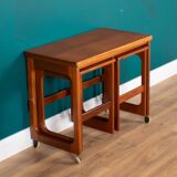 Retro Teak 1960s Mcintosh Nest Of 3 Tables Coffee Tables