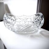 Large cut crystal planter in the Saint-Louis style.