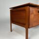 Bureau en teck design danois autoportant Gasvig Møbler vintage milieu du siècle