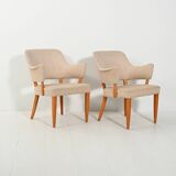 Pair of Swedish “Lata Greven” armchairs by Carl Malmsten