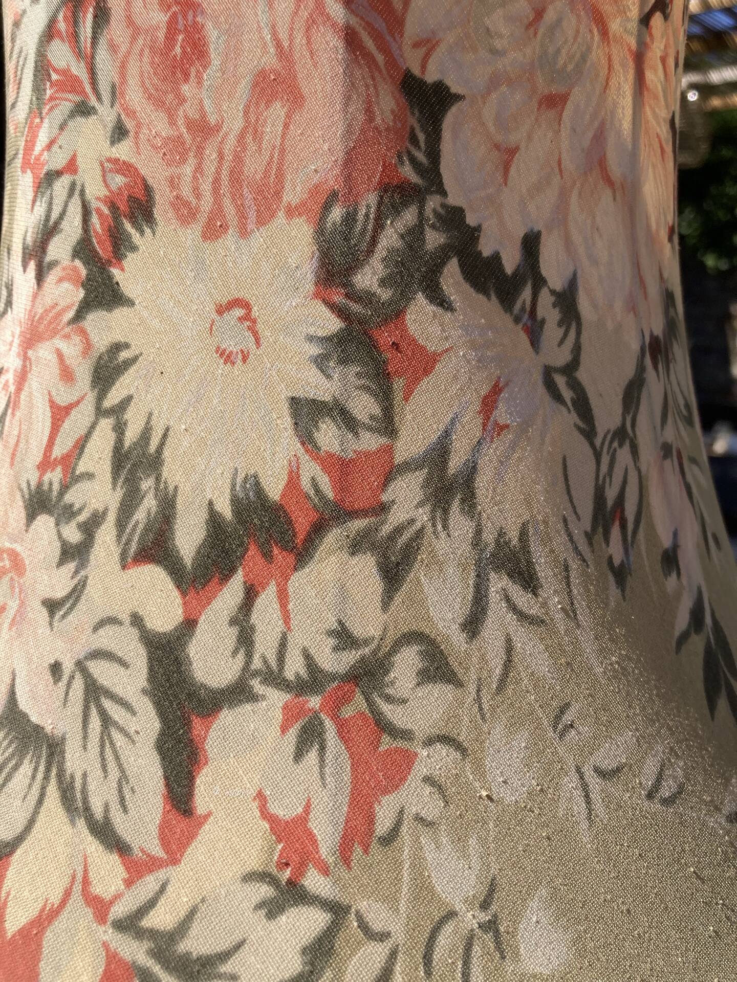 Vintage lamp 🌸 floral / naturalist lampshade