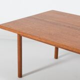 Modern Danish solid oak coffee table, 1960s