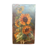 Vintage table flowers, dandelions