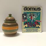 Glazed Ceramic Vase by Aldo Londi for Bitossi and for Cer Paoli, Sahara ser