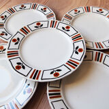 Five plates Lunéville